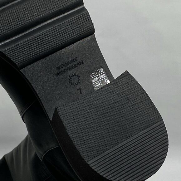 Stuart Weitzman 5050 Alina City Leather Over-The-Knee Boots size 7 - Picture 15 of 15